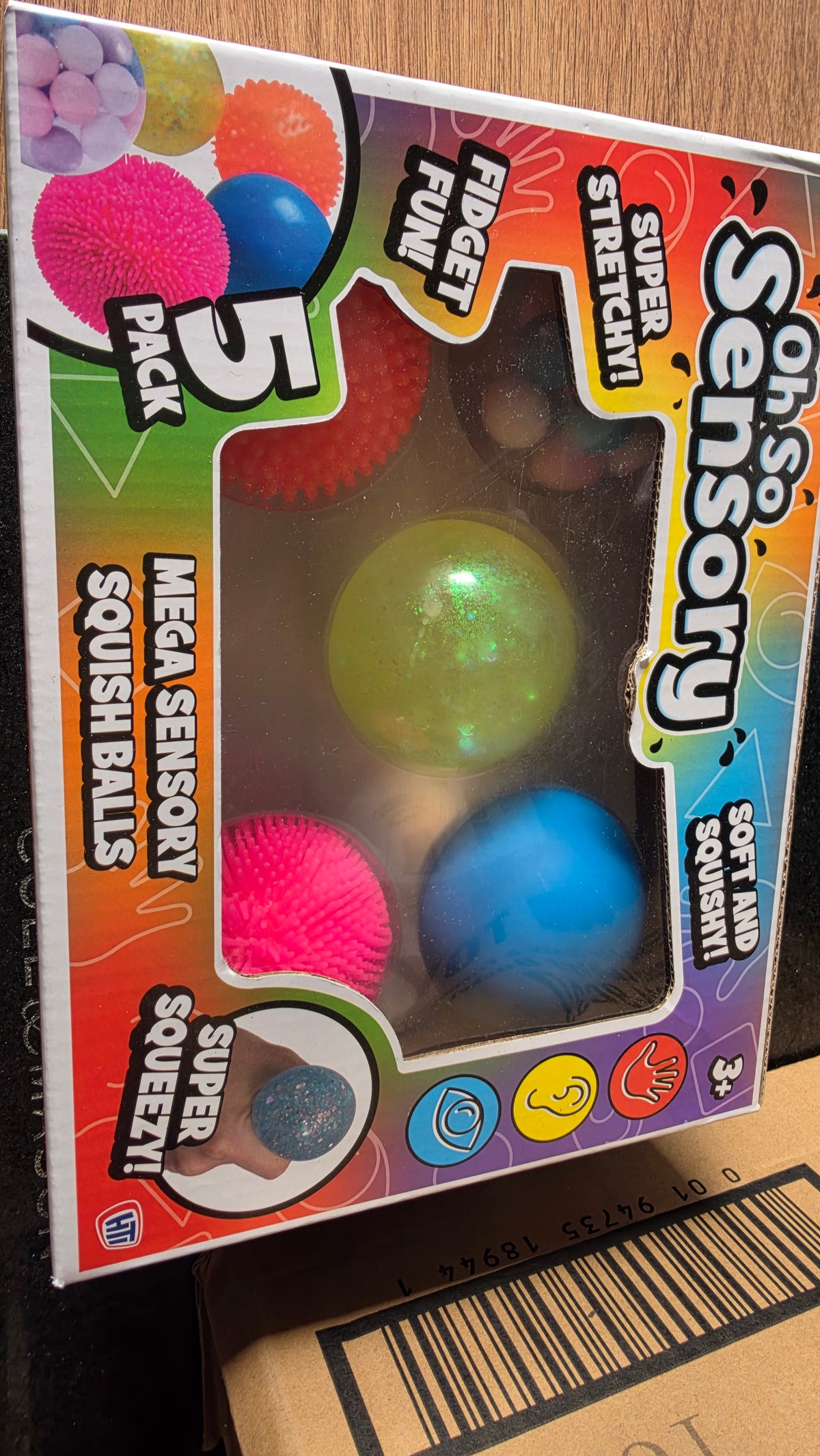 5 pack sensory fidget balls