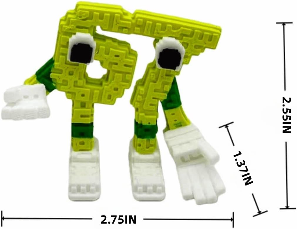 4PCS Steal a Brainrot 67 Figures | Six Seven Collectible Set