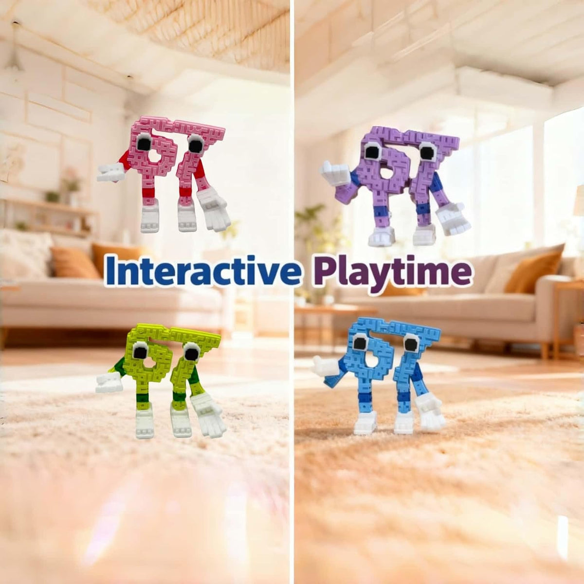 4PCS Steal a Brainrot 67 Figures | Six Seven Collectible Set