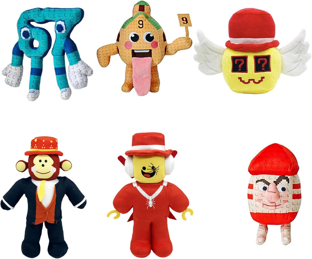 67 Toys - Steal a Brainrot Six Seven Plush Figure Toy