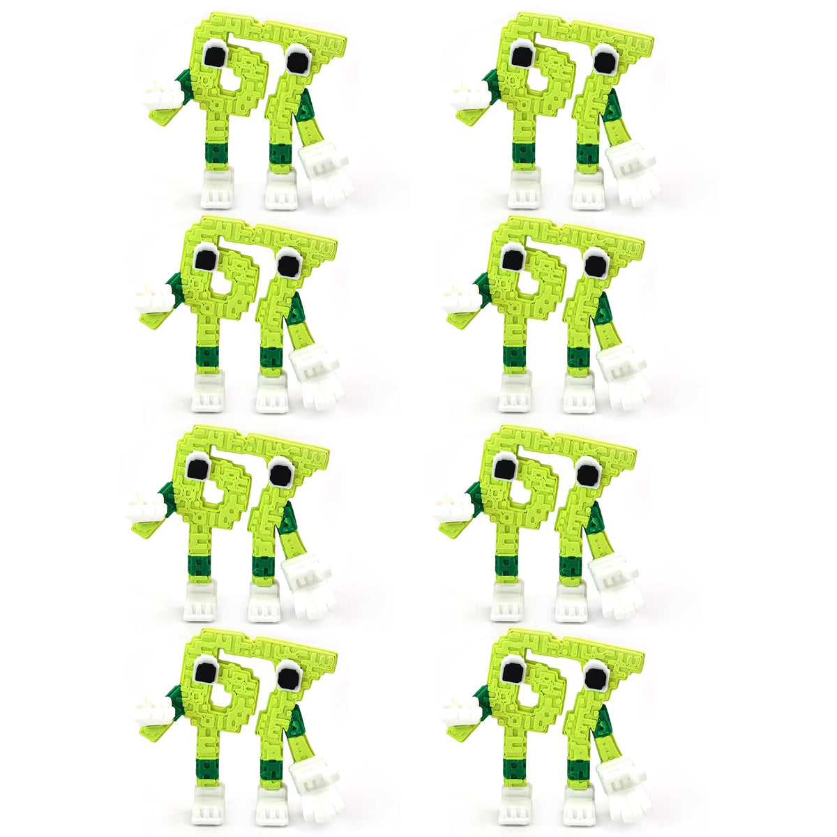 Steal a Brainrot 67 Meme Collectible Figure, Flexible Mini Character Statue (4 pieces)
