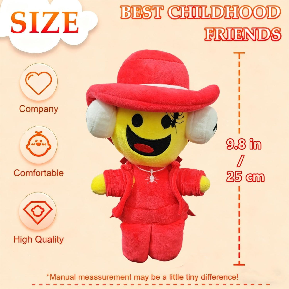 Steal a Brainrot Plush Toys, 9.8 inch Adorable Brainrot 67, Collectible Brain Rot Plush Gift for Fans