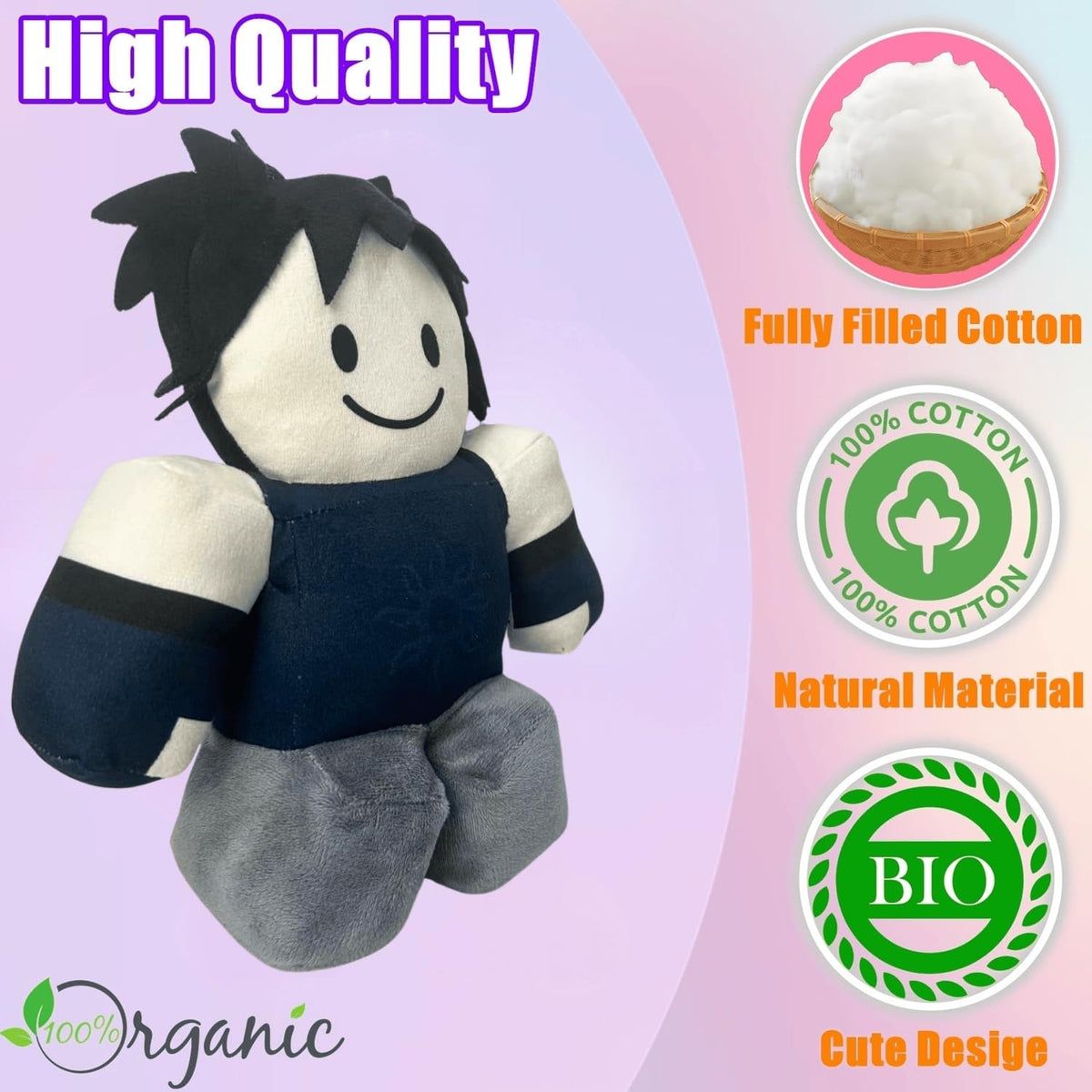 1x1x1x1 Plush Toys, Sword Killer Stuffed Animals Dolls, Collectible Plushies for Video Game Fans
