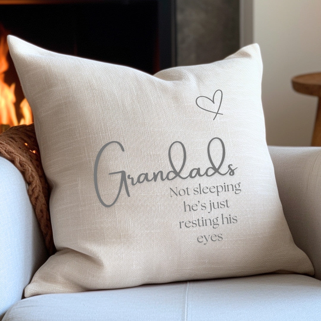 Personalised Grandpa-Grandad Cushion 2026