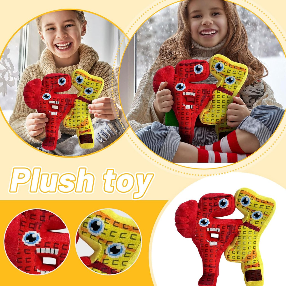 Steal a Brainrot Plushies – Cute Meme Plush Toys, 67 Plushie, Soft Stuffed Animal Collectibles