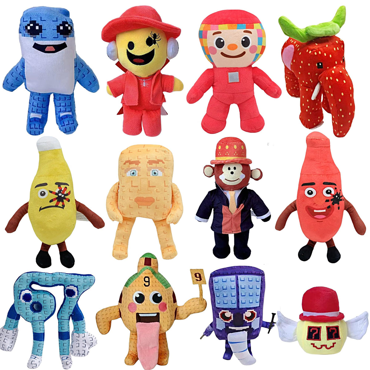 Steal a Brainrot Plush Toys - Rare & OG Collection (Strawberry Elephant, Tralalero Tralala, & More!)