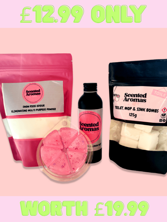 Home Fragrance Household Cleaners Bundle 4 Items - Complete Cleaning Kit