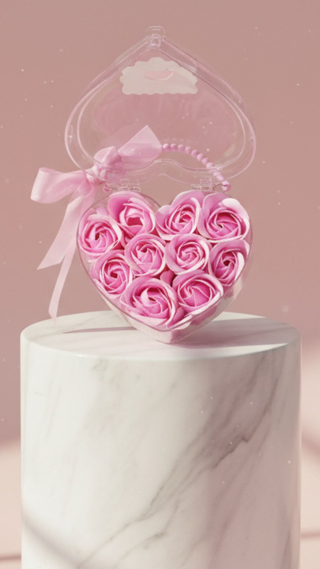 Scented Roses With Gift Box Carry Case