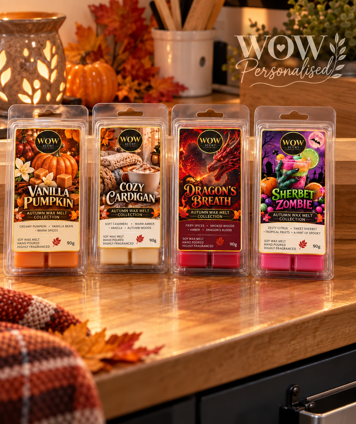 Autumn Wax Melt Collection – Mixed Scent Box