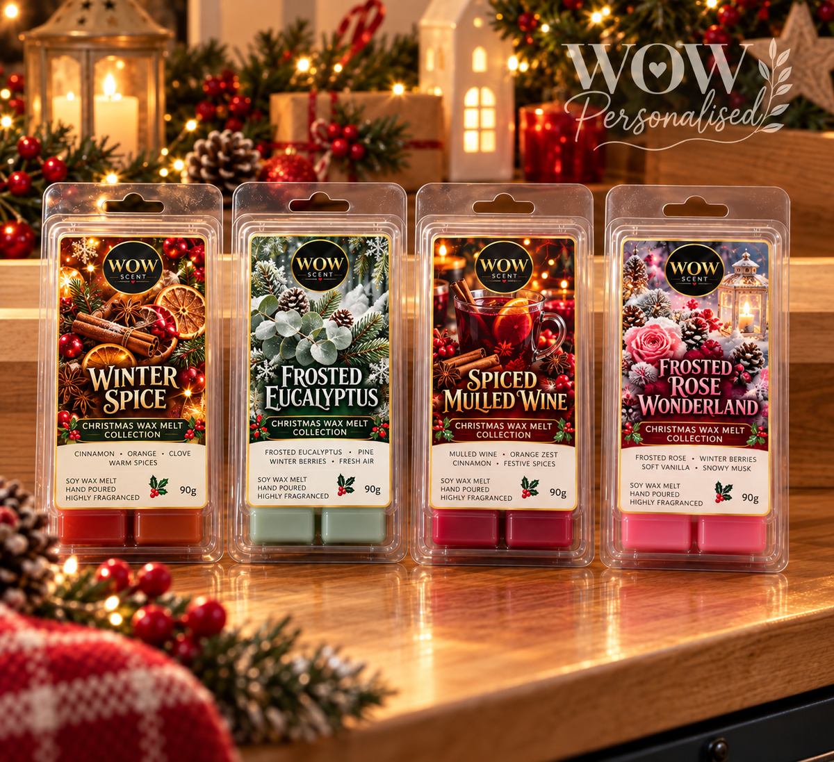 Christmas Wax Melt Mixed Box – Festive Scent Collection
