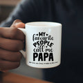 Personalised My Favourite People Call Me Papa Mug Gift | Father's Day Gift