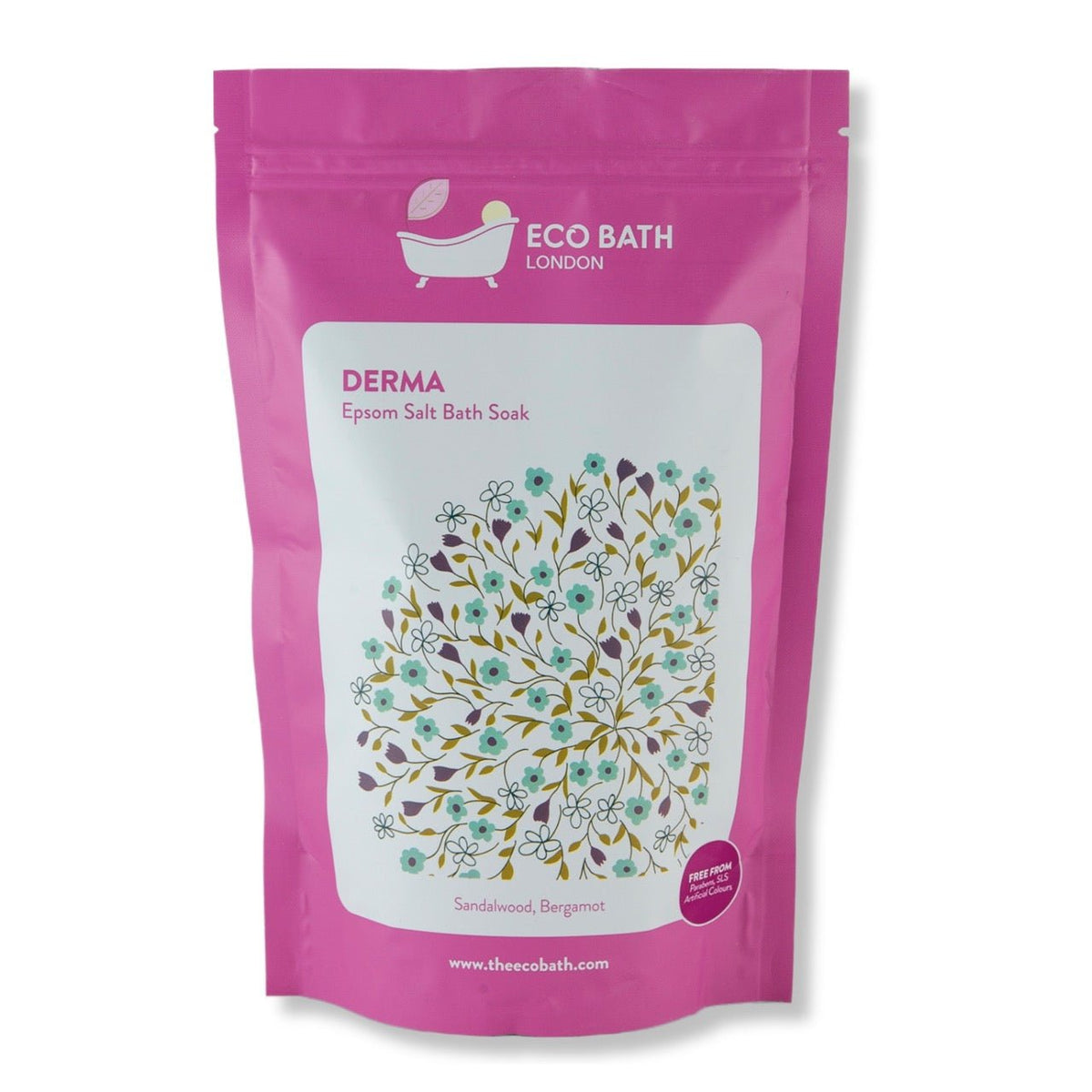 Eco Bath London Derma Epsom Salt Bath Soak - Pouch | 500g & 1000g