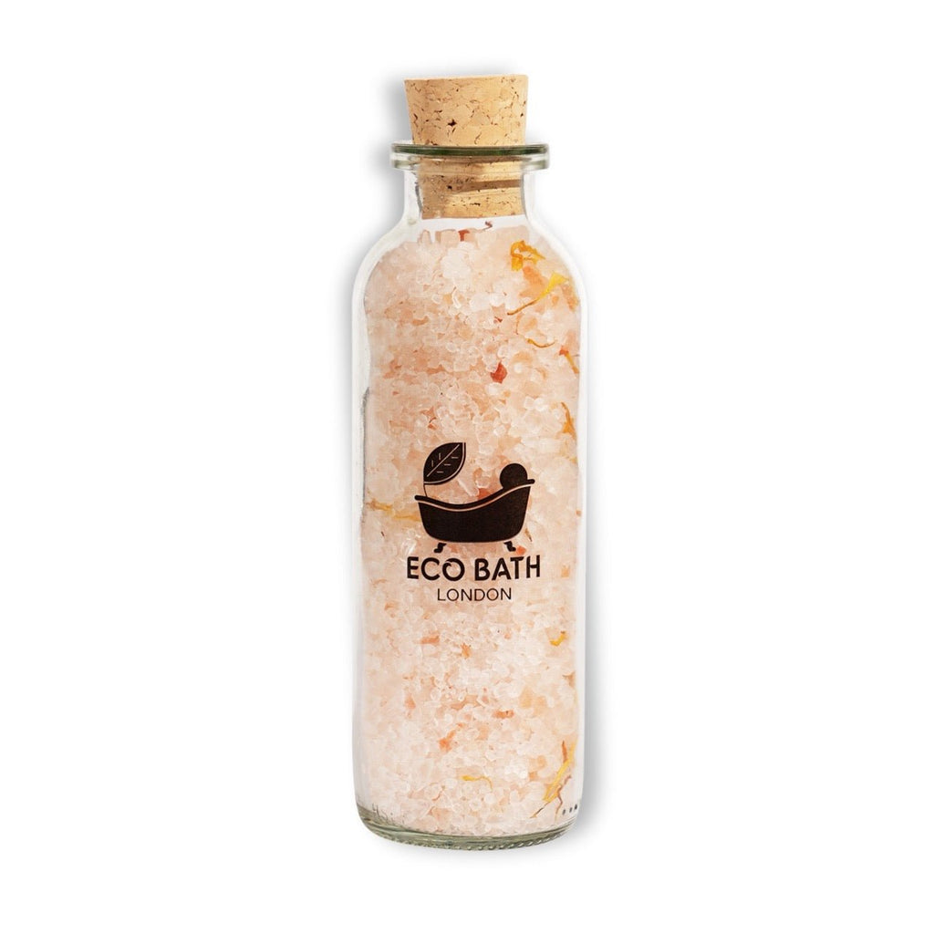 Eco Bath London Lemongrass Himalayan Bath Salt 300g - Premium Himalayan Salt Infused with Lemongrass & Calendula
