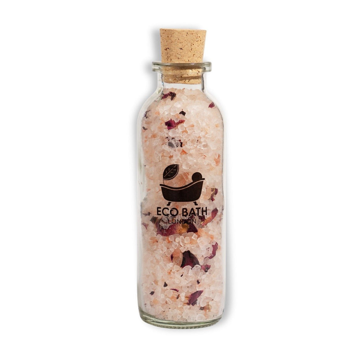 Eco Bath London Rose Himalayan Bath Salt 300g - Luxurious Rose Bath Salt Infused with Rose Petals