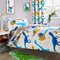 OLIVIA ROCCO Dinosaur Kids Bedding Set Soft 100% Microfibre Duvet Cover With Pillowcases