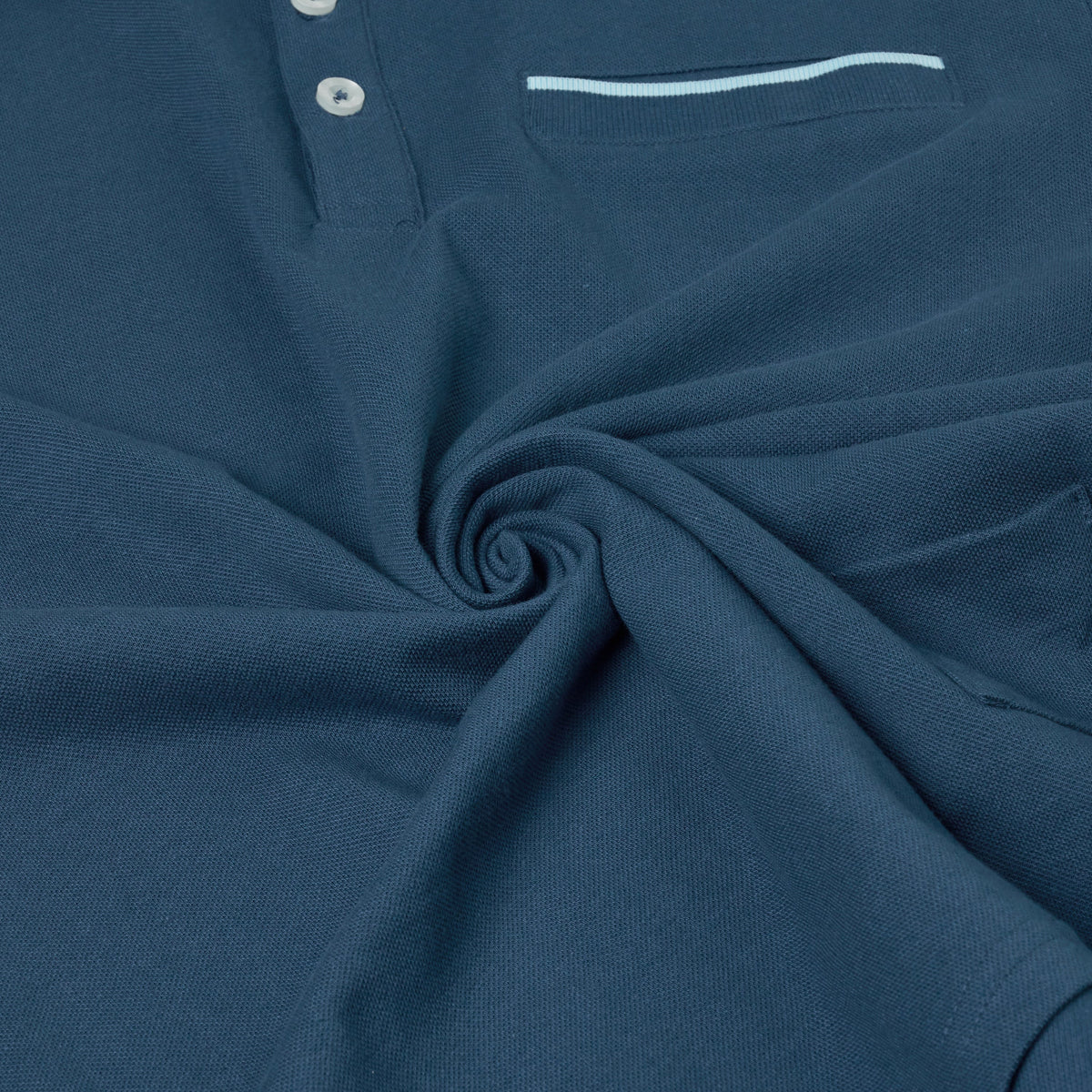 Evryone Contrast Tipped Polo Shirt