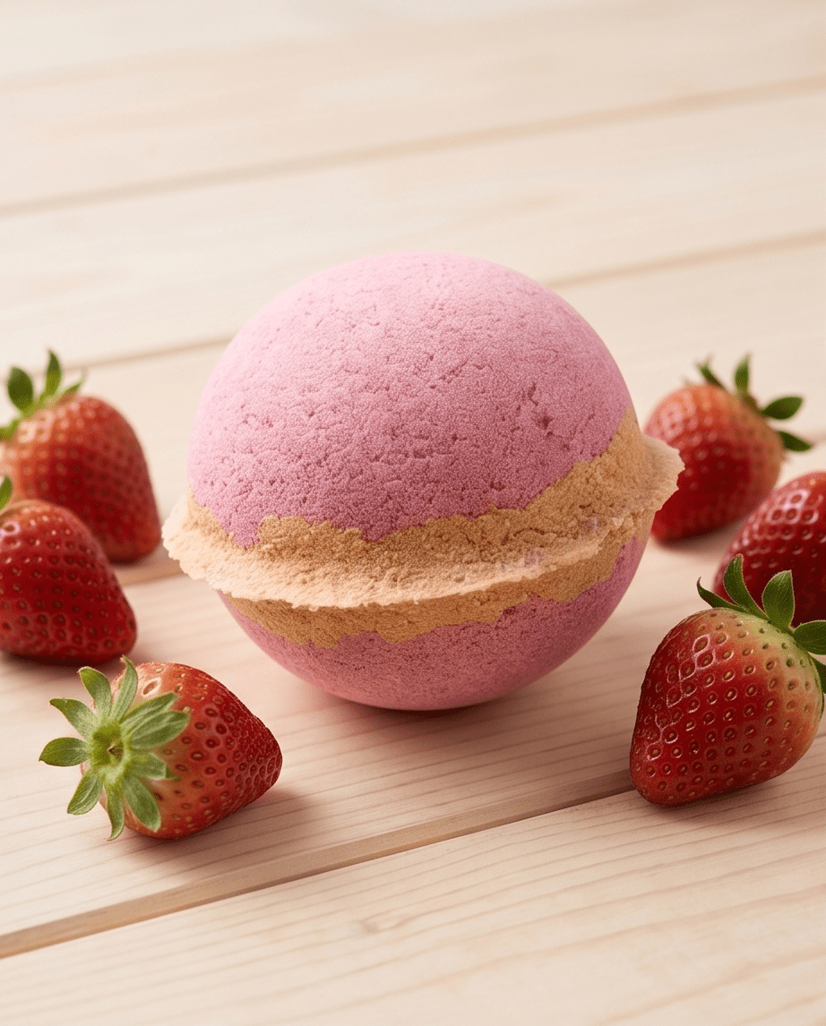 Strawberry Ice Cream - Bath Bomb