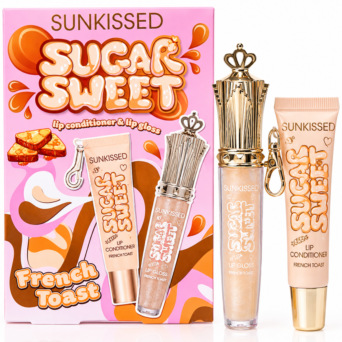 Sunkissed Sugar Sweet Lip Conditioner & Gloss Set - French Toast