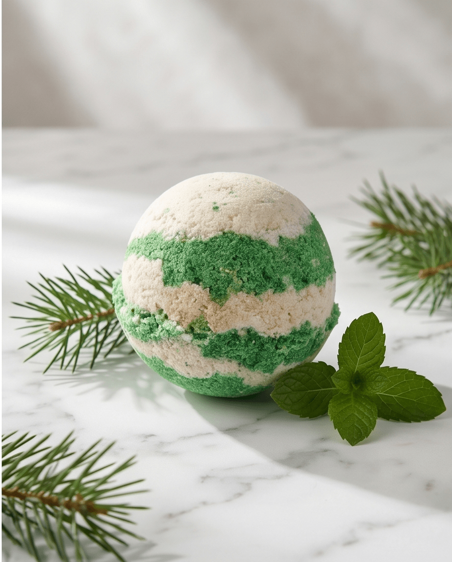 Frosted Forest Bath Bomb