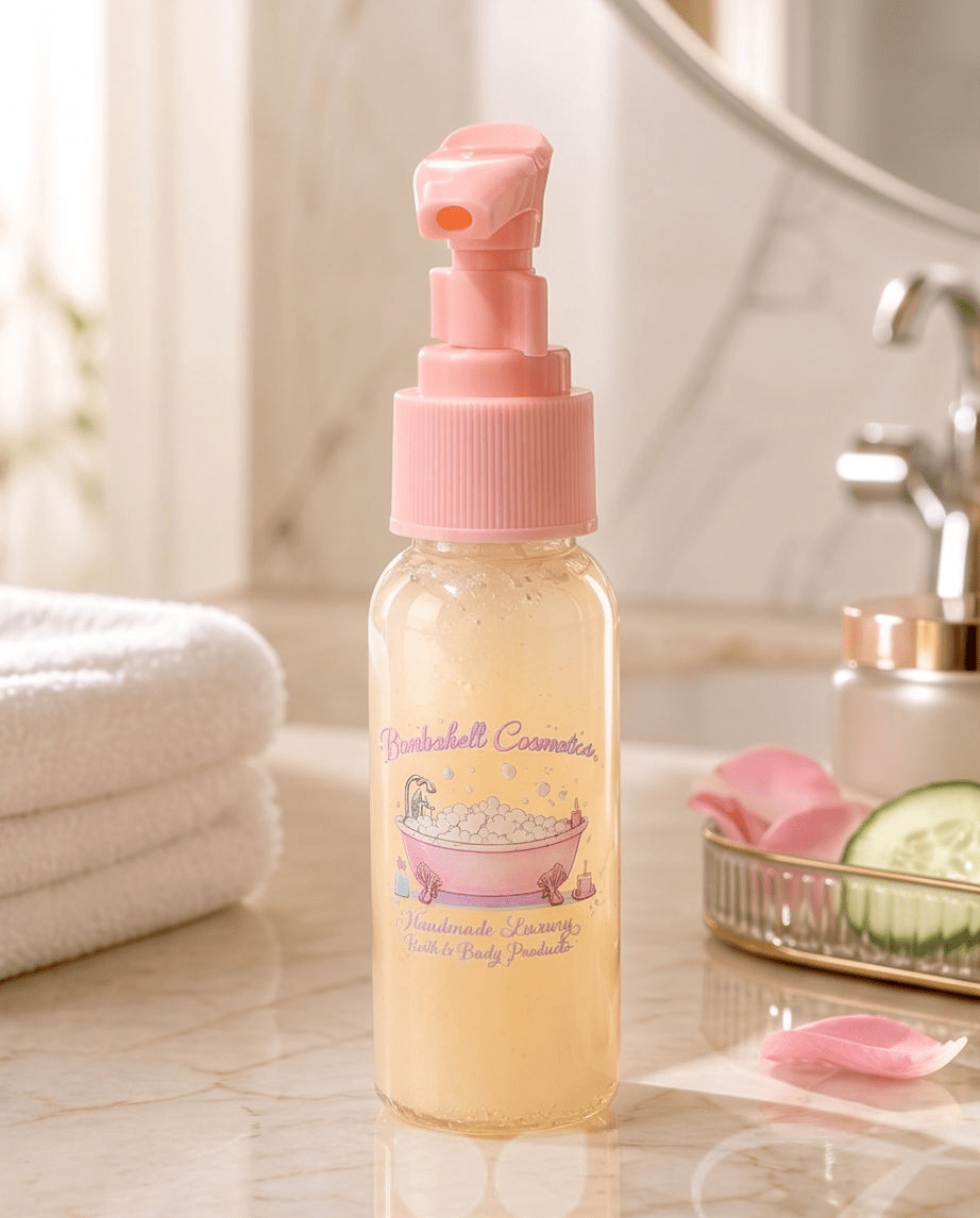 Rose & Cucumber Hydrating Face Serum | Hyaluronic Acid Serum for Soft, Radiant Skin