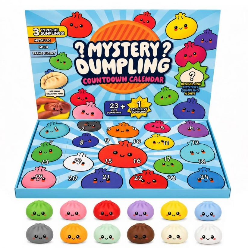 Mystery Dumpling Calendar Blue