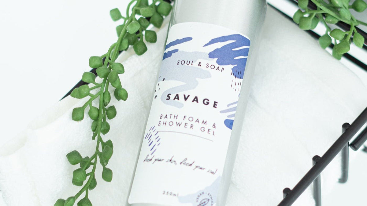 Savage Bath Foam and Shower Gel